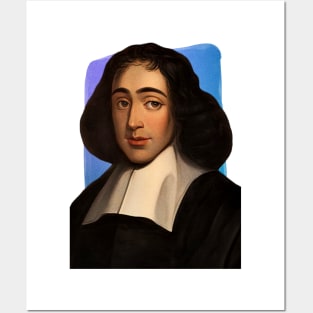 Dutch Philosopher Baruch Spinoza illustration Posters and Art